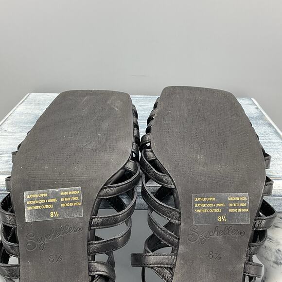 NEW Seychelles Women’s Charter Sandals Black Size 8.5 - Picture 10 of 10